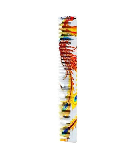 Peacock Pattern Hair Comb