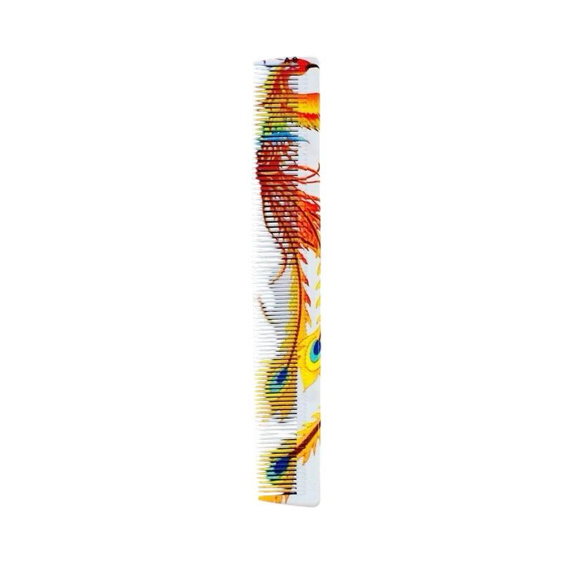 Peacock Pattern Hair Comb