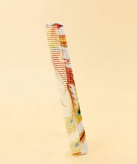 Peacock Pattern Hair Comb