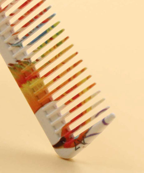 Peacock Pattern Hair Comb