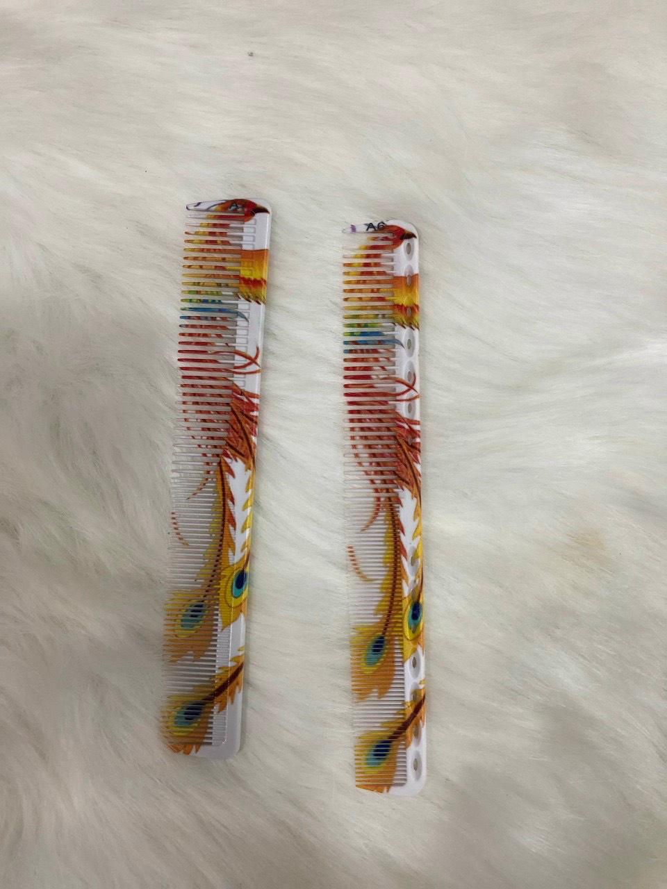 Peacock Pattern Hair Comb