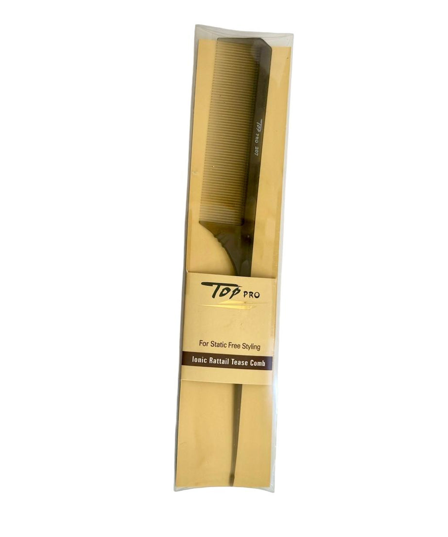 TOP PRO - Ionic Rattail Tease Comb 207 TOP PRO - Ionic Rattail Tease Comb 207