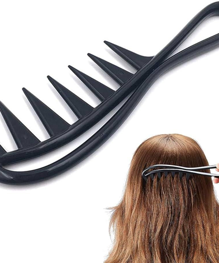 Wide Tooth Curling Comb Hair