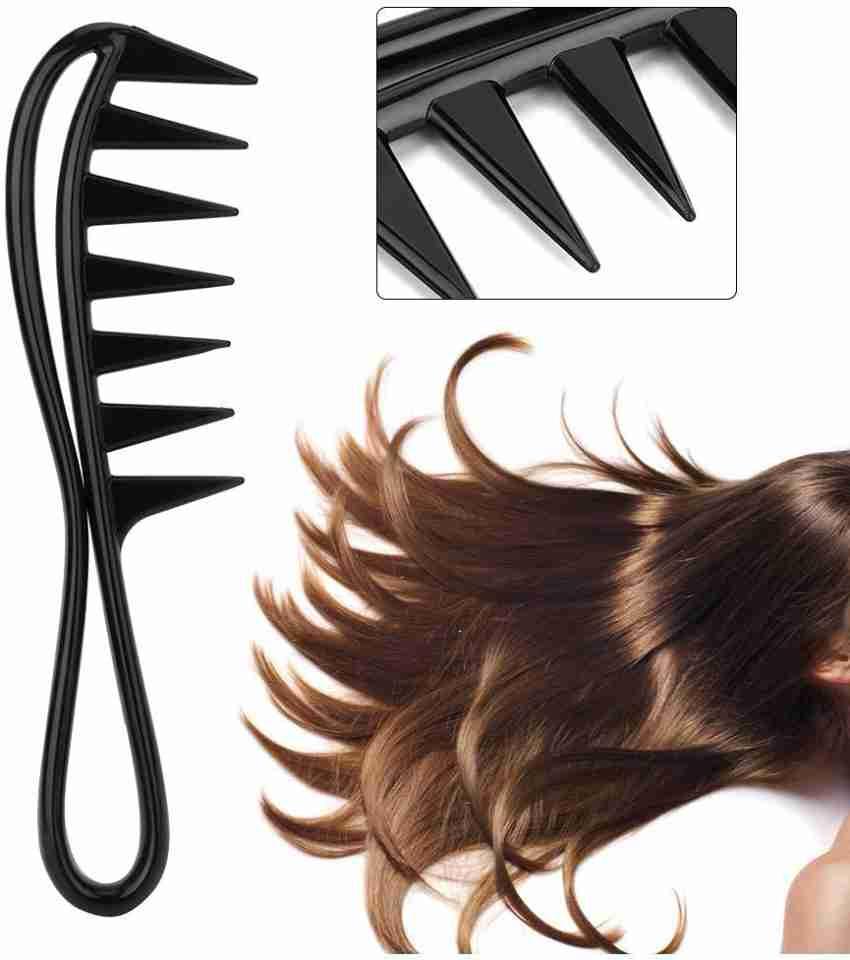 Wide Tooth Curling Comb Hair
