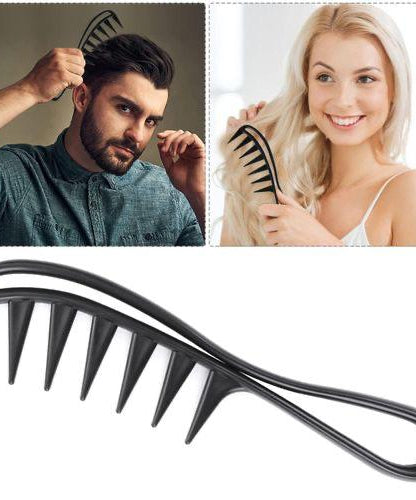 Wide Tooth Curling Comb Hair