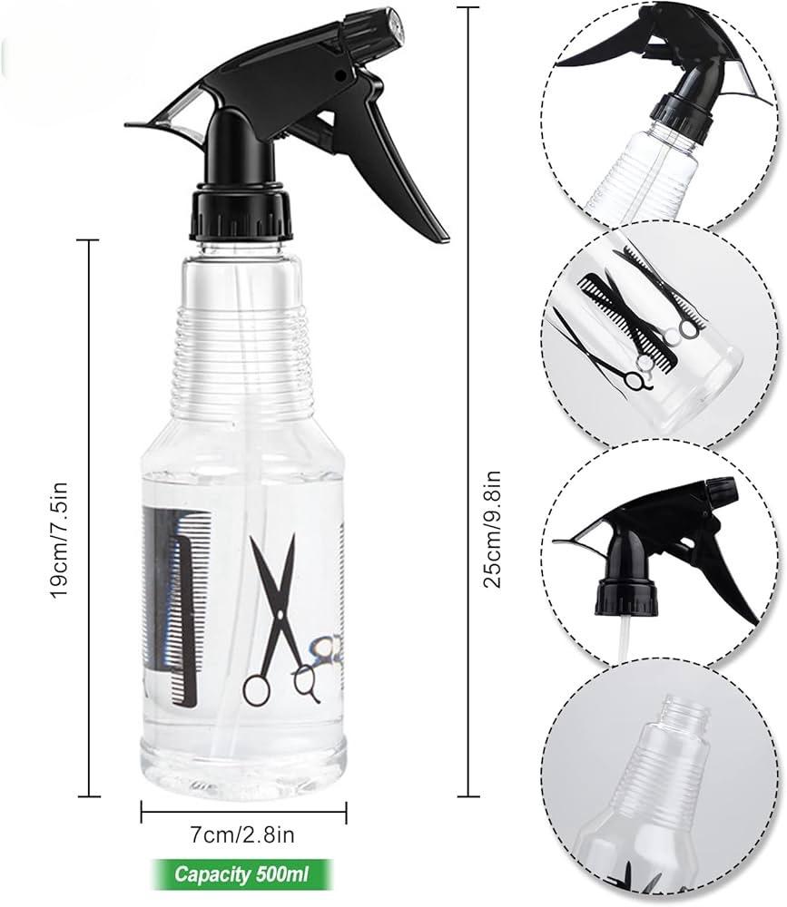 Spray Bottle for Hair 500ml