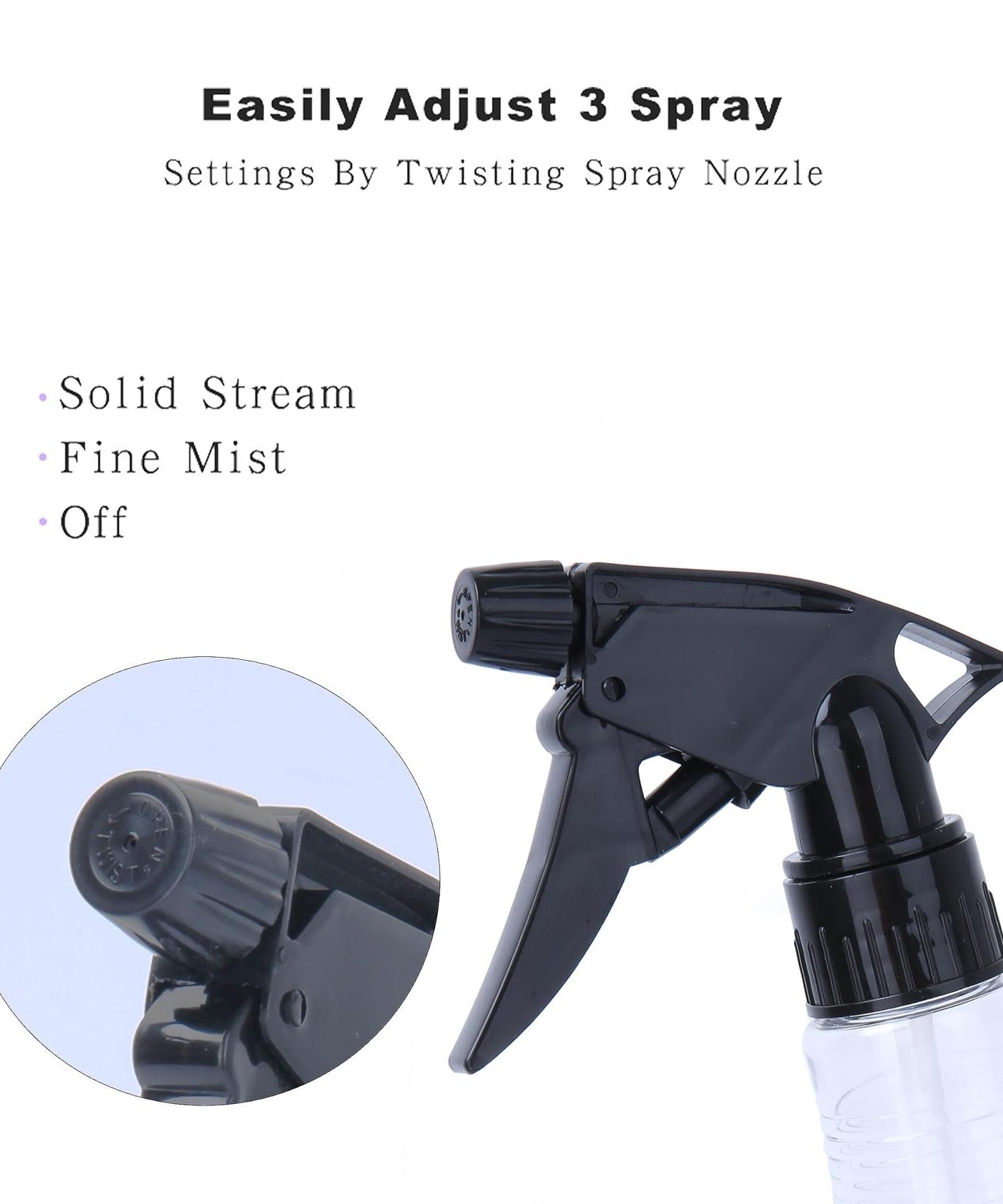 Spray Bottle for Hair 500ml
