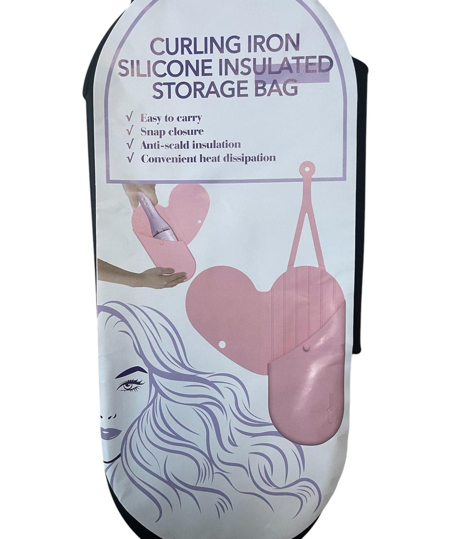 Curling Iron Silicone Insulated Srorage Bag