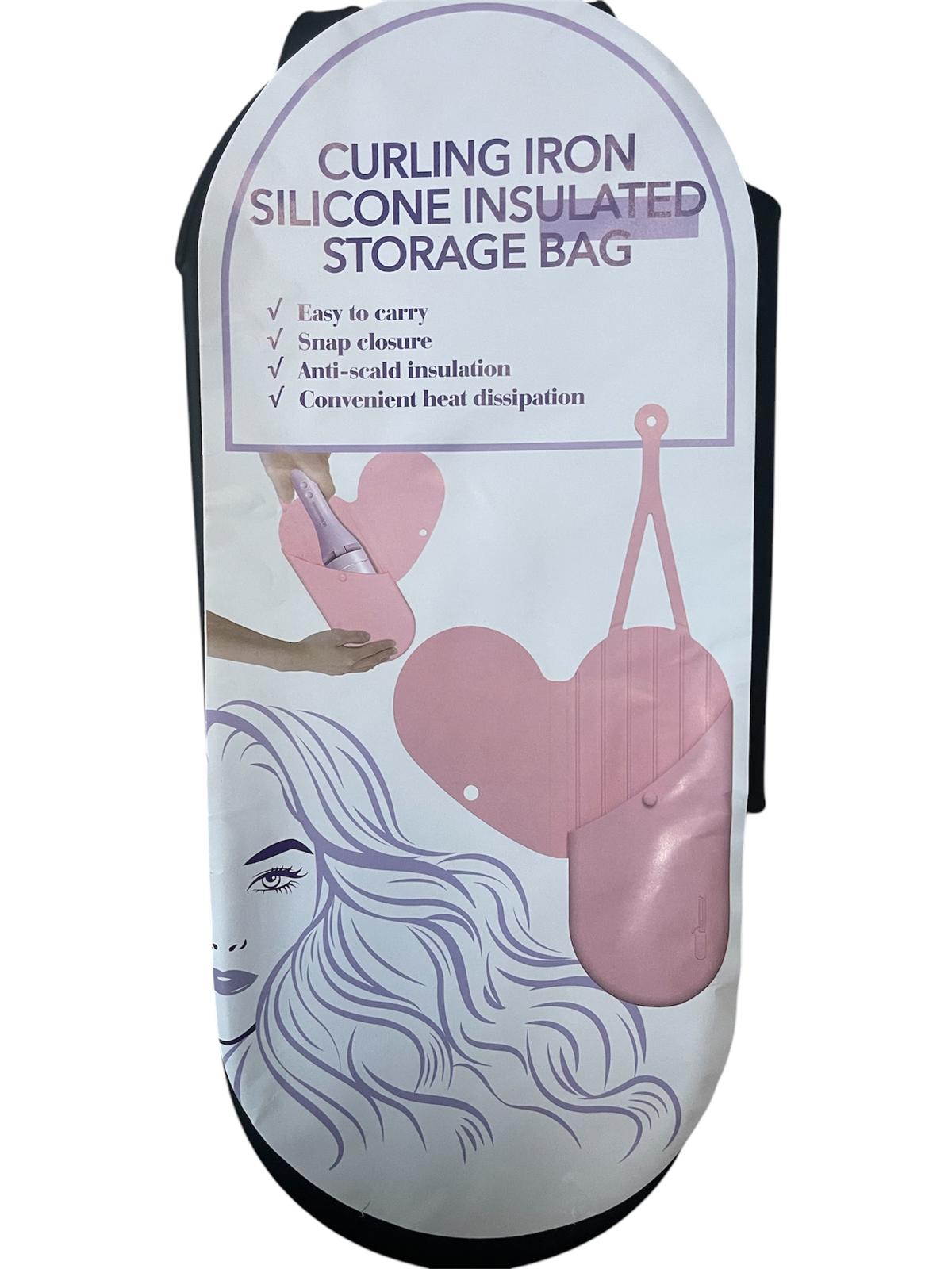 Curling Iron Silicone Insulated Srorage Bag
