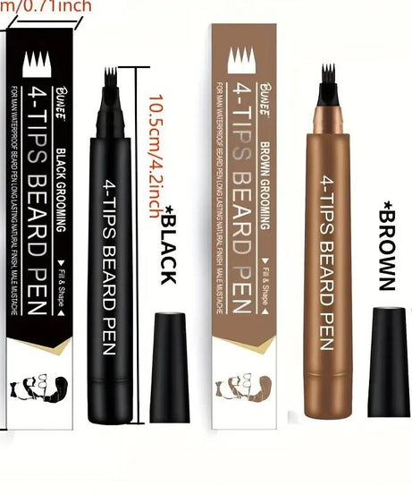 BUNEE 4-Tips Beard Pen