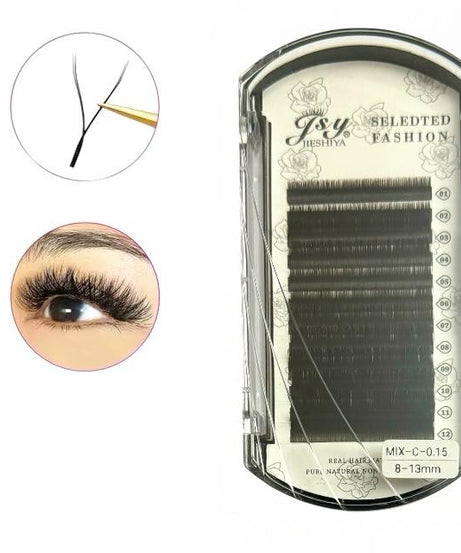Jsy JIESHIYA - Eyelashes MIX-C-0.15 Jsy JIESHIYA - Eyelashes MIX-C-0.15