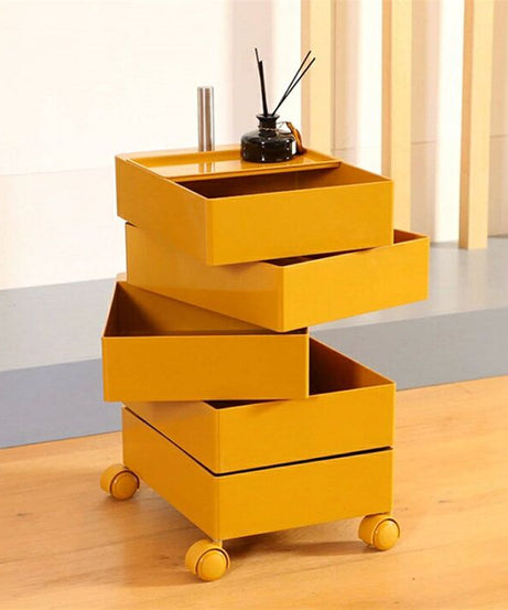 Trolley Rolling Yellow 5 Tier Trolley Rolling Yellow 5 Tier