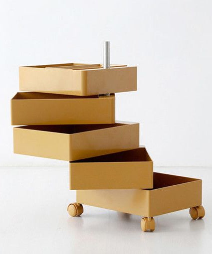 Trolley Rolling Yellow 5 Tier Trolley Rolling Yellow 5 Tier