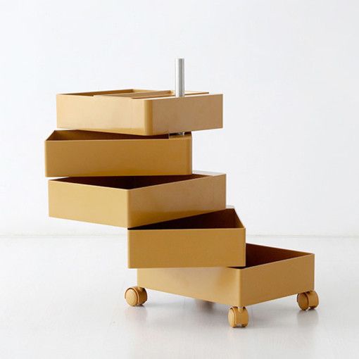 Trolley Rolling Yellow 5 Tier