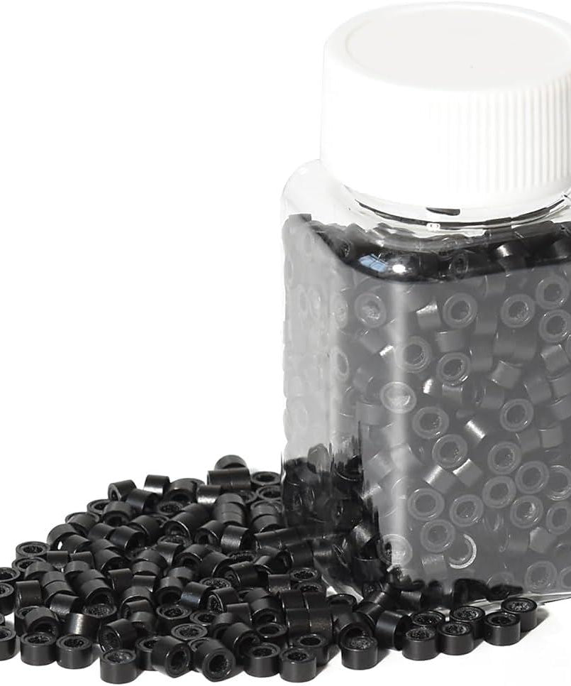 Micro Rings Links Beads Silicone Hair Extensions (10 pieces)