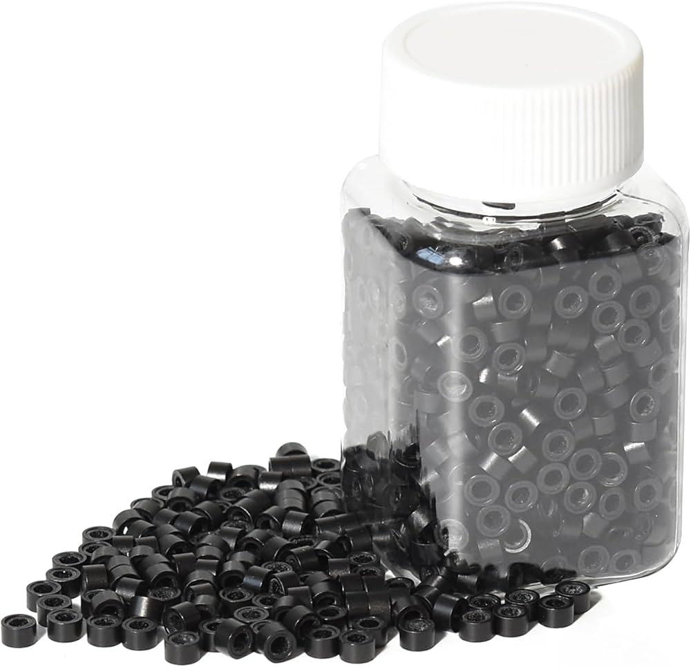 Micro Rings Links Beads Silicone Hair Extensions (10 pieces)