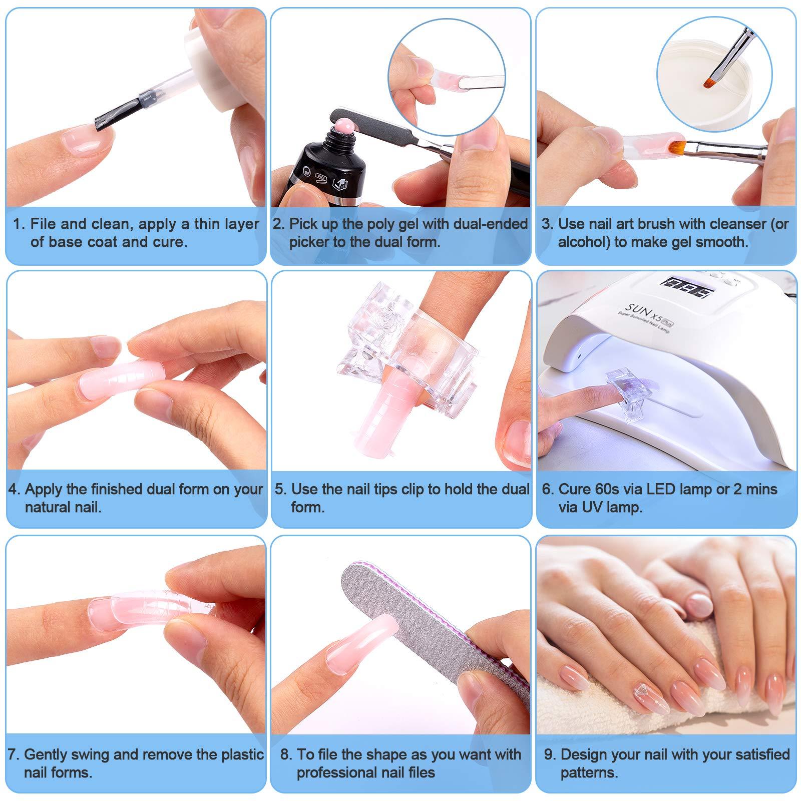 Fixed Nail Mold Crystal Clamps ( 1pc )