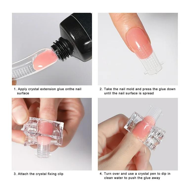 Fixed Nail Mold Crystal Clamps ( 1pc )