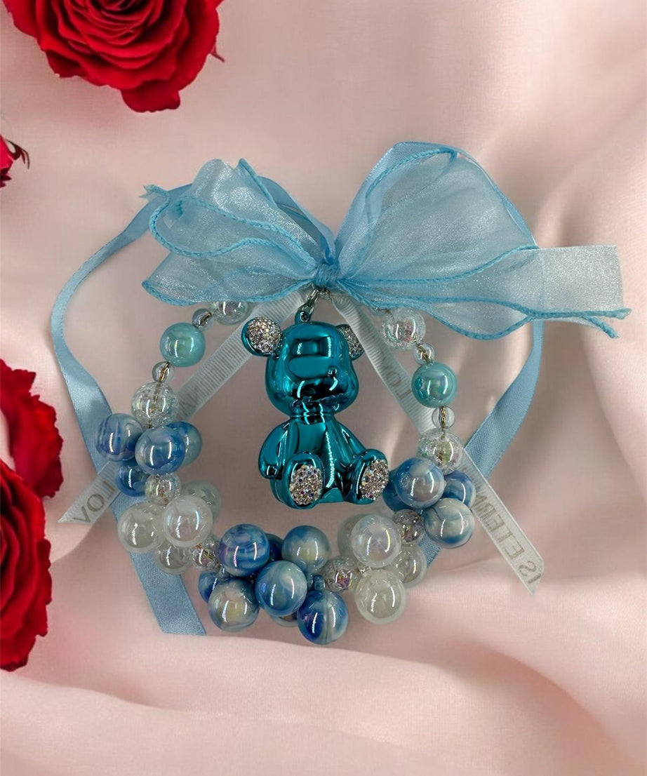 Raccoon Bear Keychain key ring