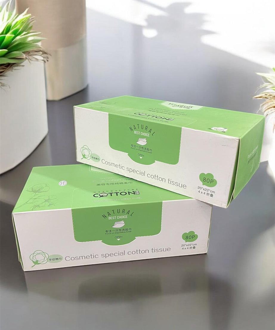 Cotton - Cosmetic Special Cotton Tissue (80pcs) Cotton - Cosmetic Special Cotton Tissue (80pcs)