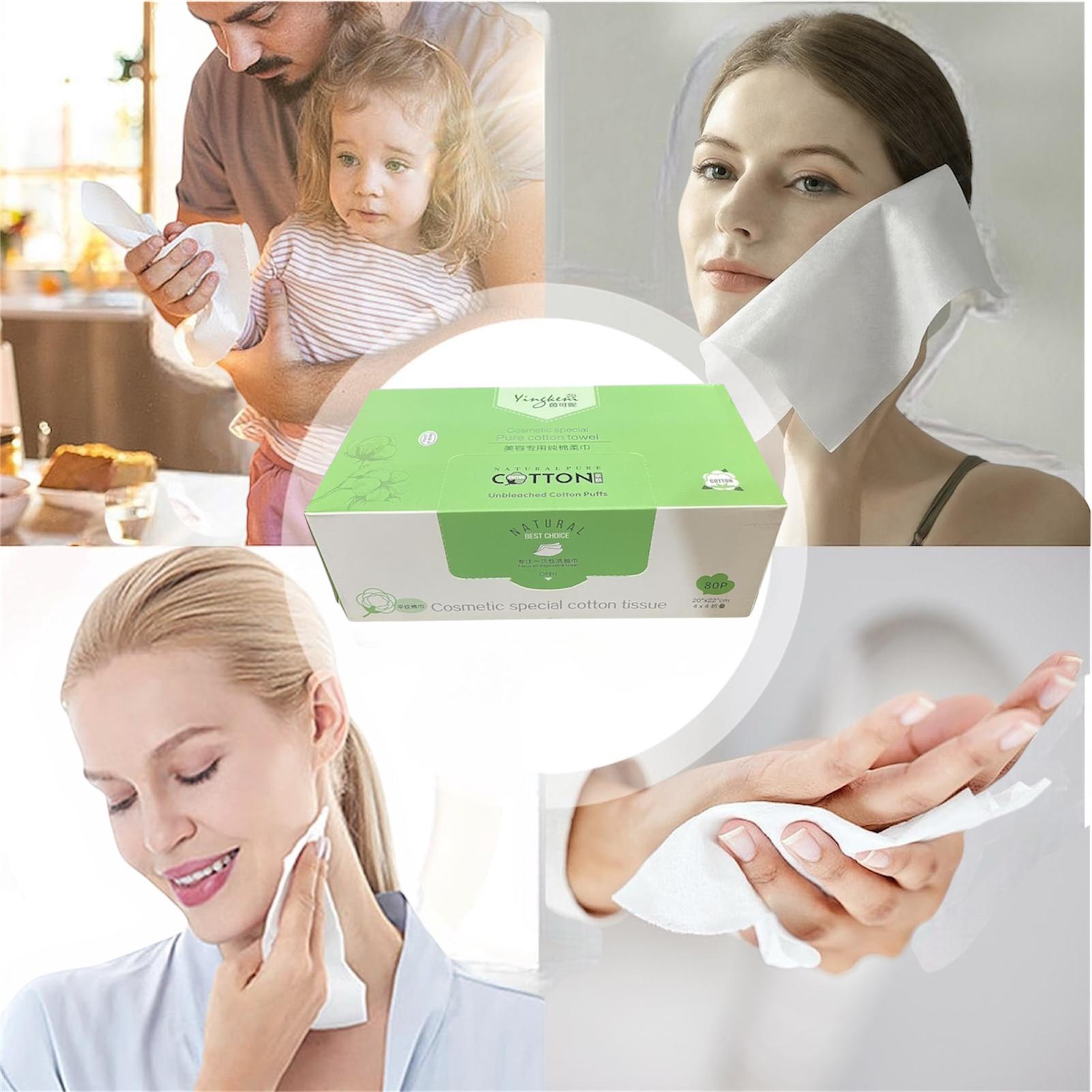 Cotton - Cosmetic Special Cotton Tissue (80pcs)