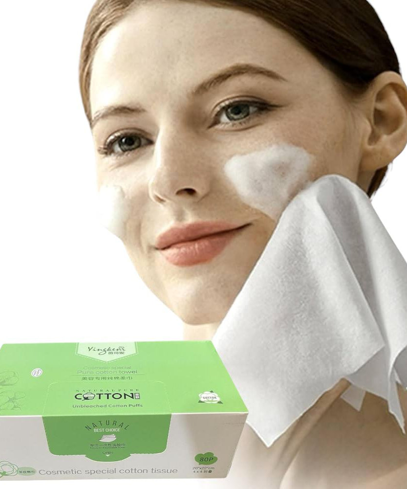 Cotton - Cosmetic Special Cotton Tissue (80pcs) Cotton - Cosmetic Special Cotton Tissue (80pcs)