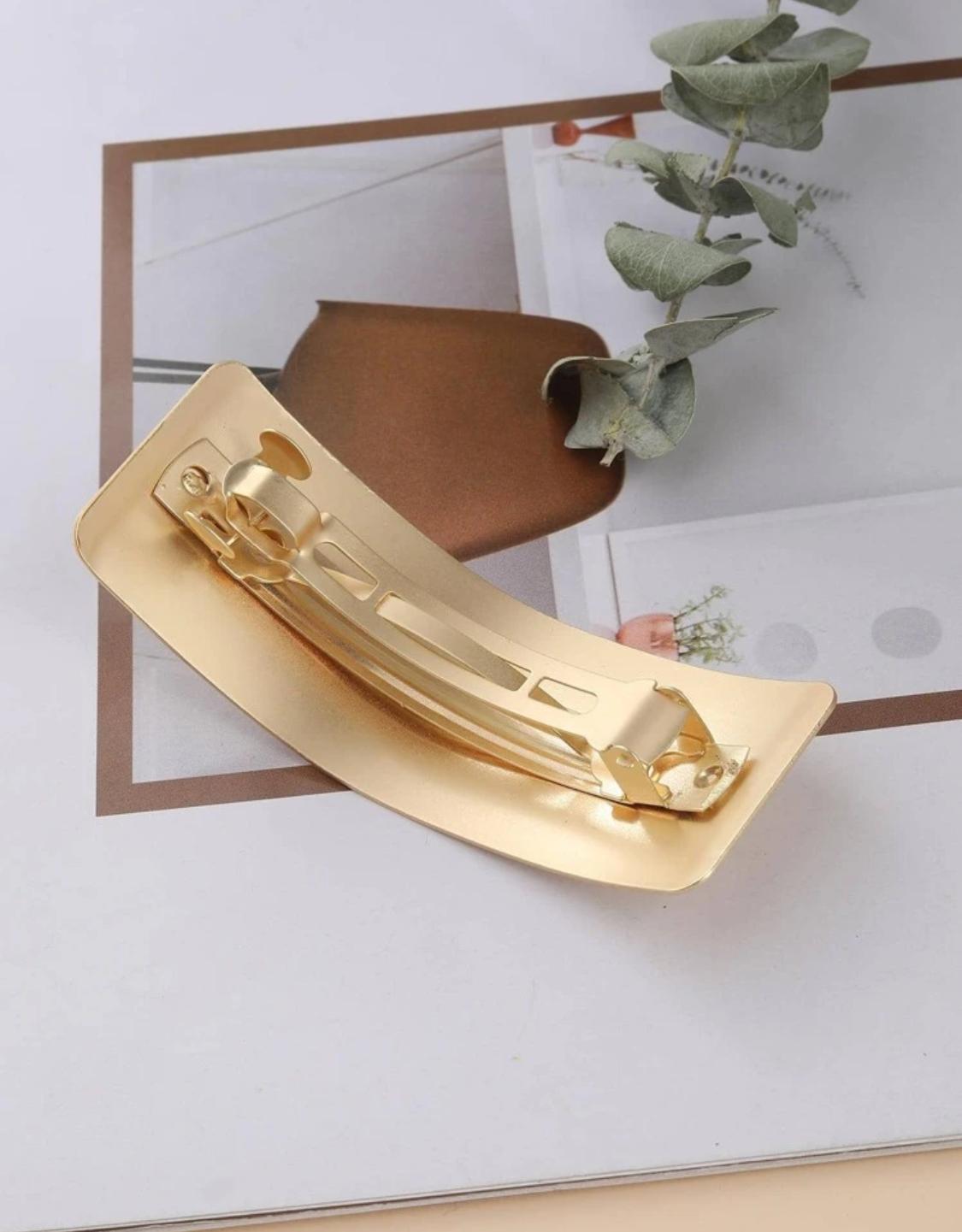 Accessory Rectangle Shaped Gold (1 piece)