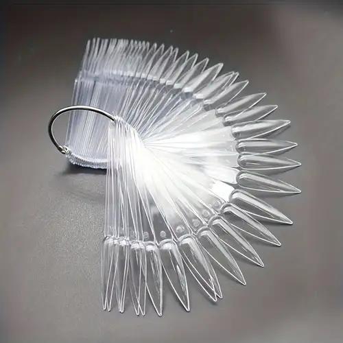 Set Transparent Practice Nail Swatch Sticks (50 pieces)