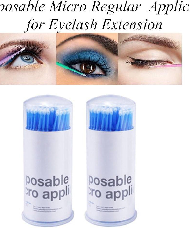 Disposable Micro Regular Applicators for Eyelash Extension (100 pieces)
