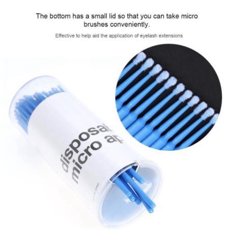 Disposable Micro Regular Applicators for Eyelash Extension (100 pieces)