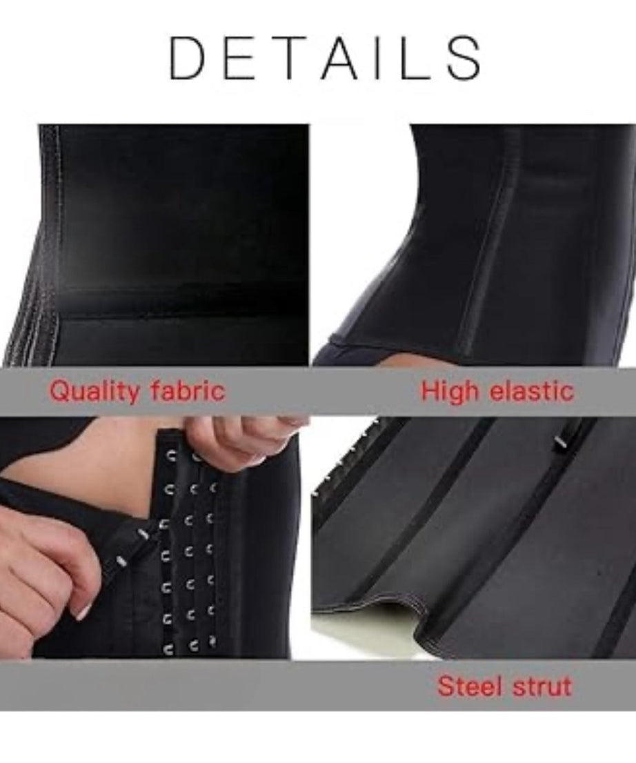 Sweat Waist Corset with Belt