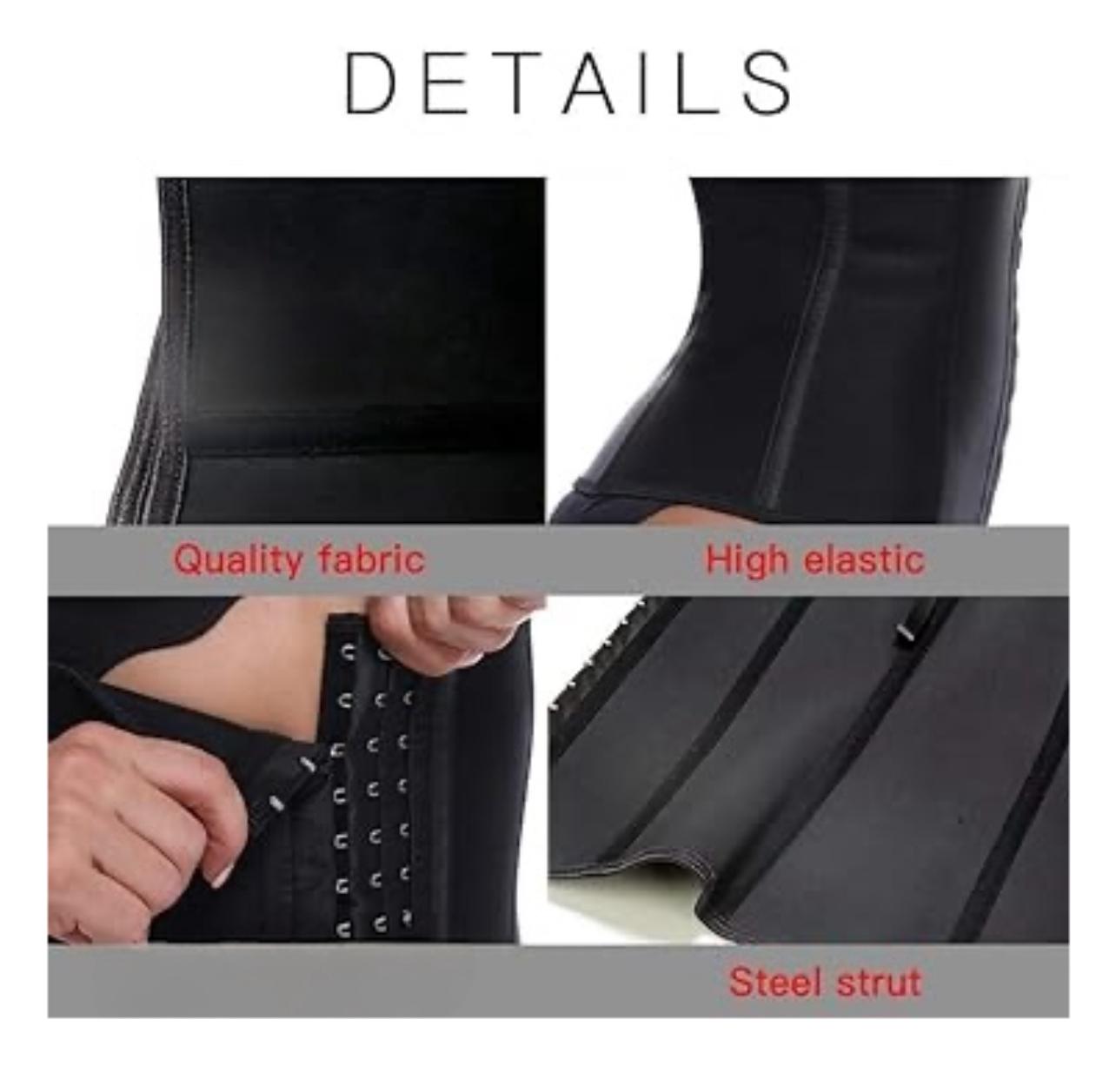 Sweat Waist Corset with Belt