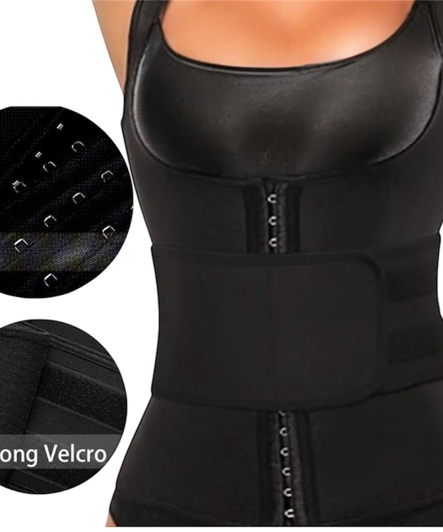 Sweat Waist Corset with Belt
