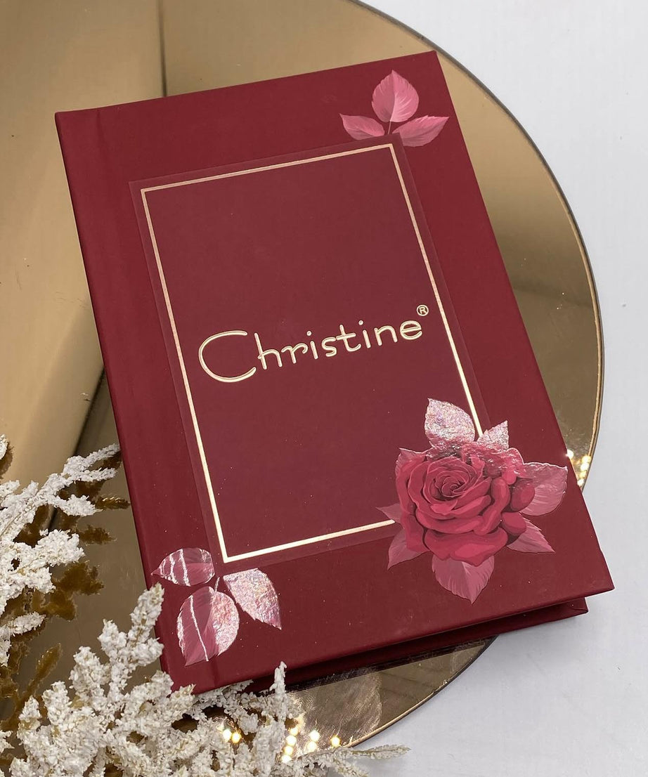 Christine 4-in-1 Makeup Booklet - Eyeshadow & Highlighter & Blusher & Contour