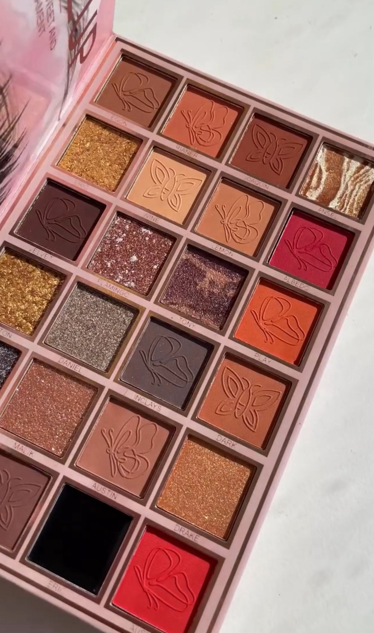 كتيب مكياج كريستين 5 في 1-ظلال العيون و Highlighter & Blusher & Lipstick & Coft