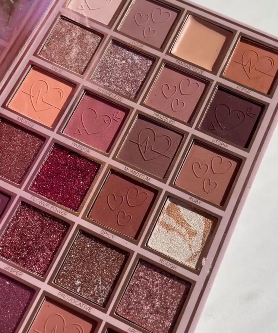 كتيب مكياج كريستين 5 في 1-ظلال العيون و Highlighter & Blusher & Lipstick & Coft