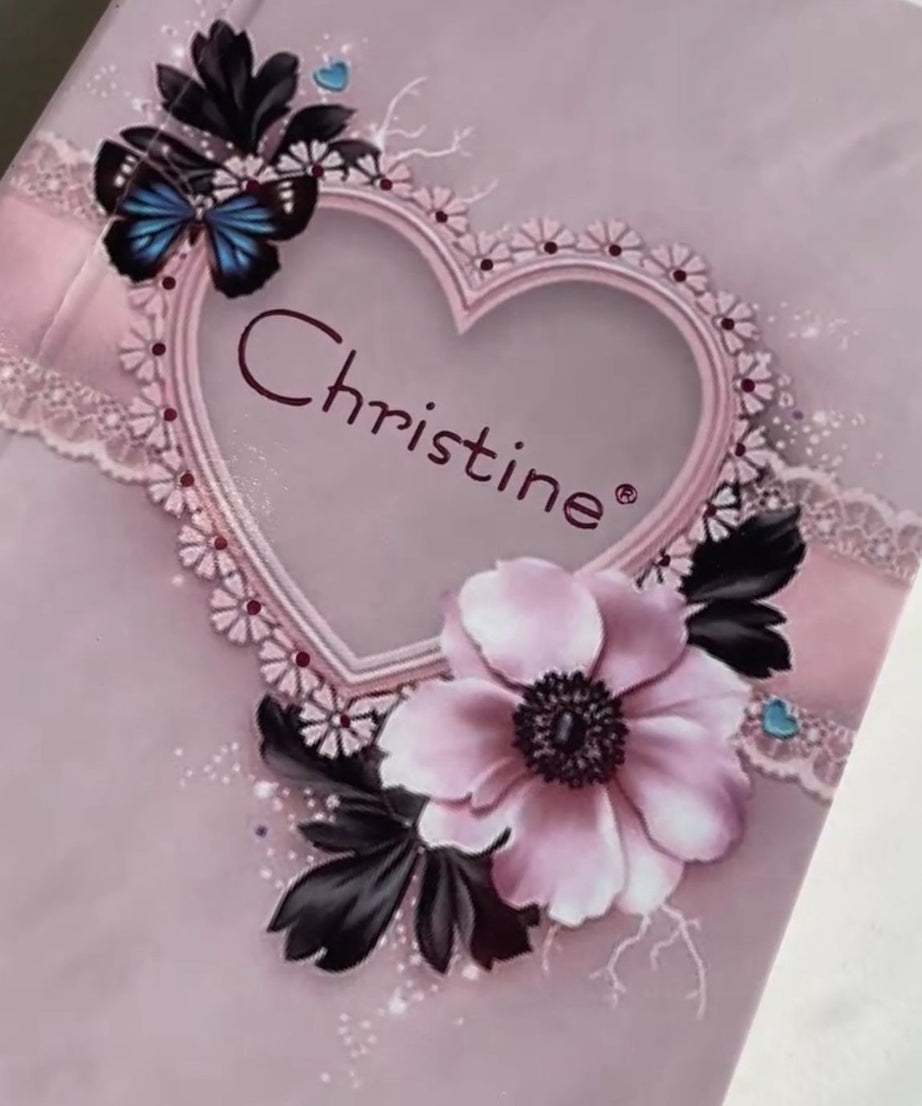 كتيب مكياج كريستين 5 في 1-ظلال العيون و Highlighter & Blusher & Lipstick & Coft