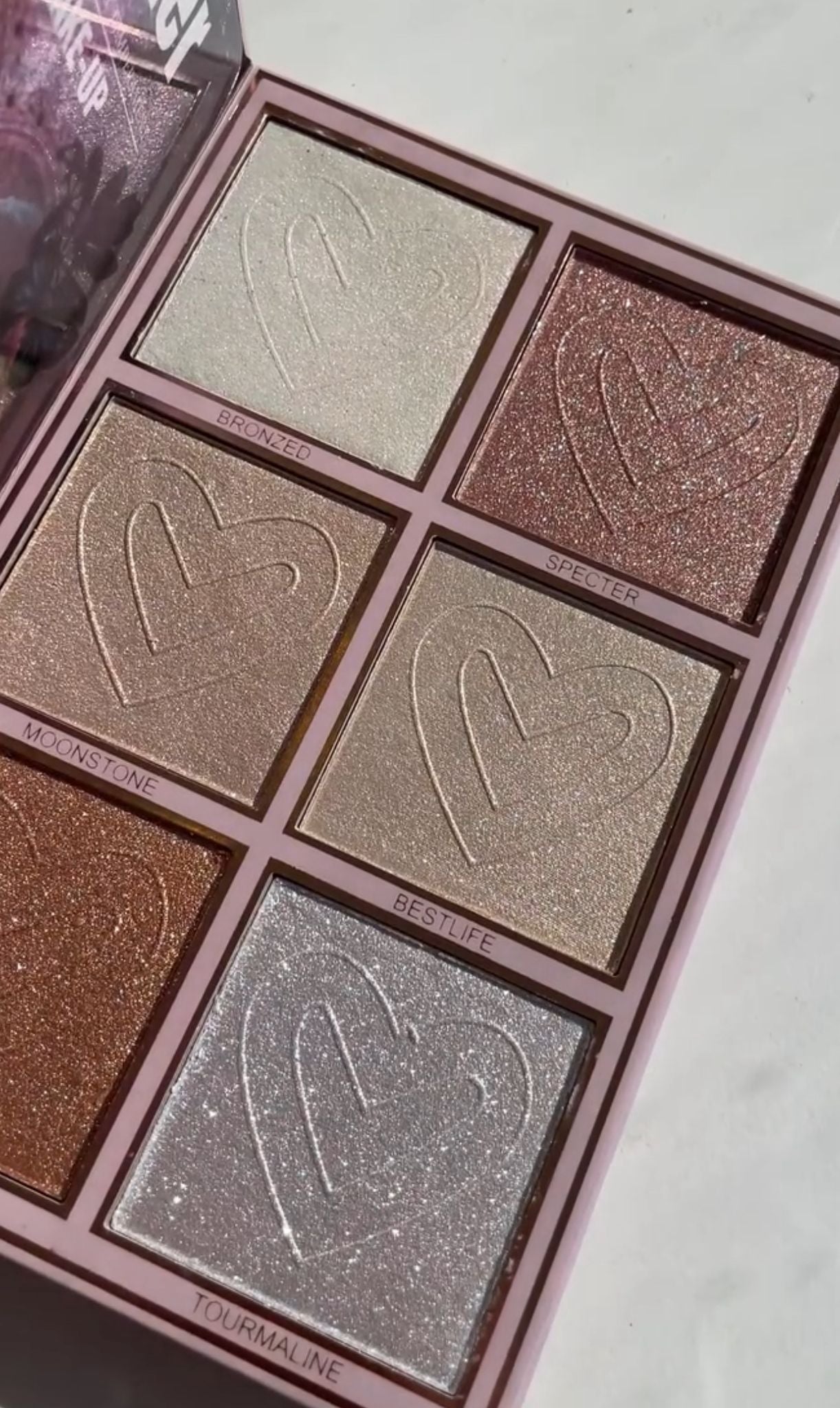 كتيب مكياج كريستين 5 في 1-ظلال العيون و Highlighter & Blusher & Lipstick & Coft