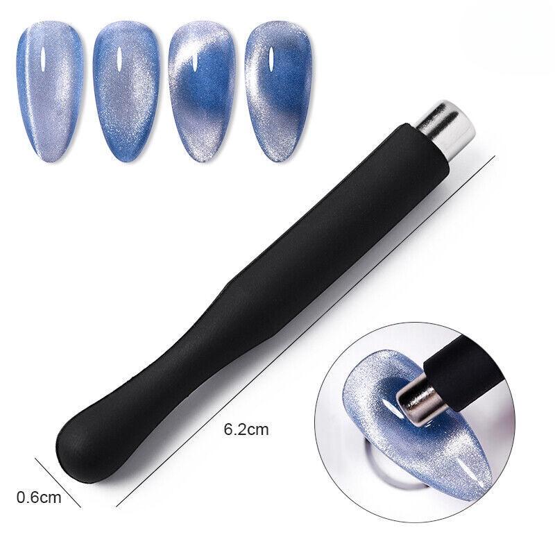 Cat Eye Cylindrical Magnet Nails 3D