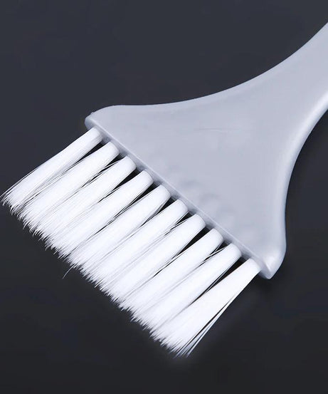 Coloring Brush Hair grey & white (1pc)