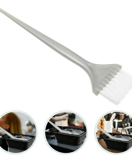 Coloring Brush Hair grey & white (1pc)