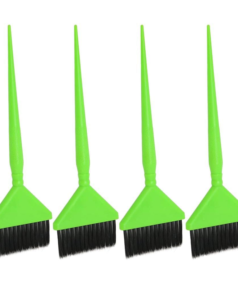 Coloring Brush Hair green & black (1pc)