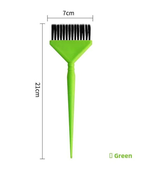 Coloring Brush Hair green & black (1pc)