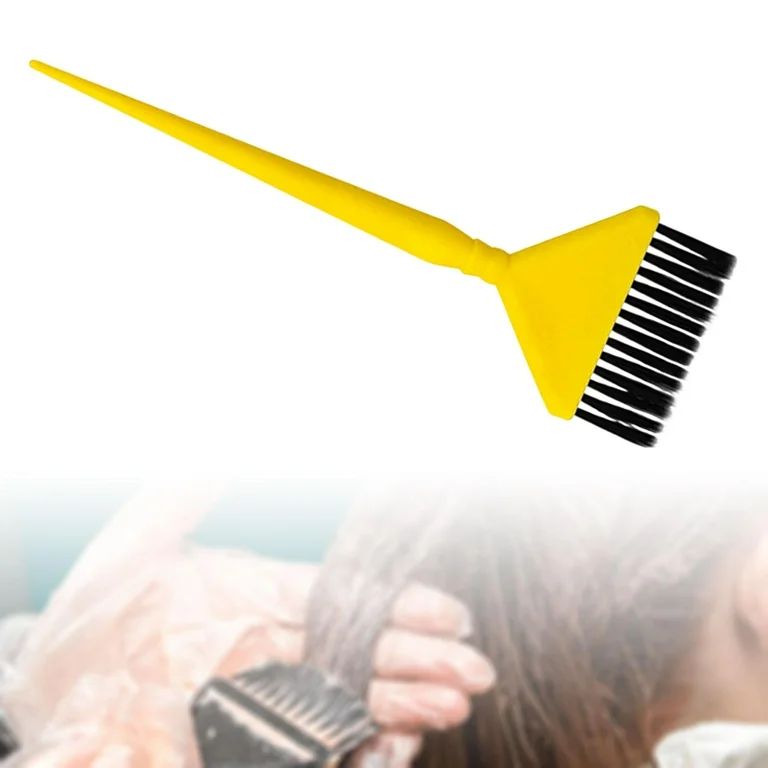 Coloring Brush Hair Yellow & black(1pc)