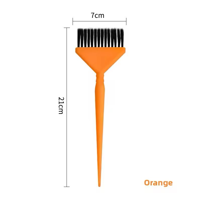 Coloring Brush Hair orange & black (1pc)