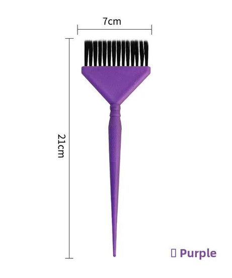 Coloring Brush Hair Purple & Black (1pc)