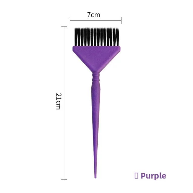 Coloring Brush Hair Purple & Black (1pc)