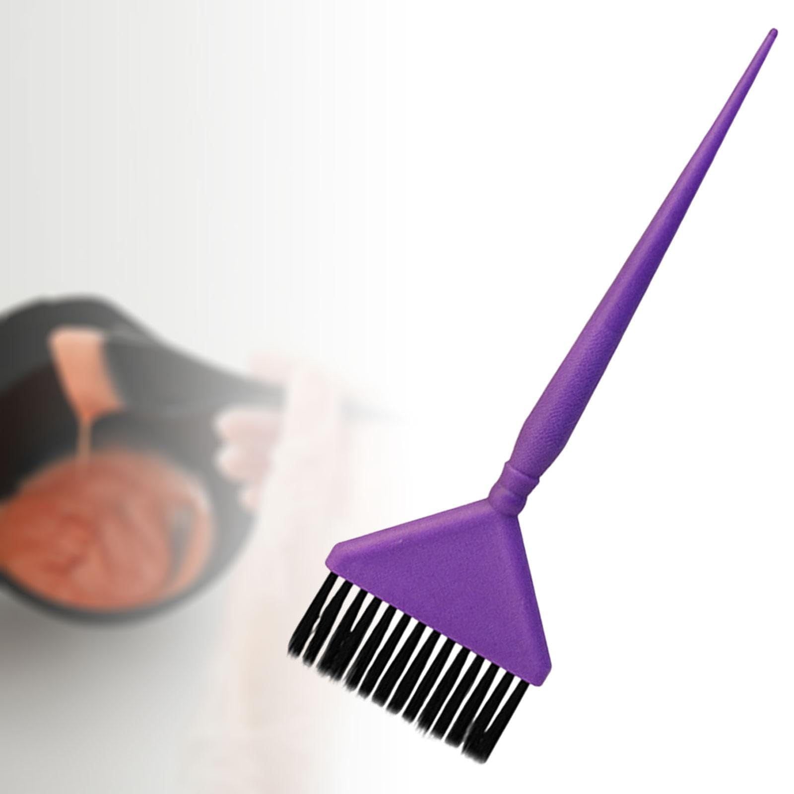 Coloring Brush Hair Purple & Black (1pc)