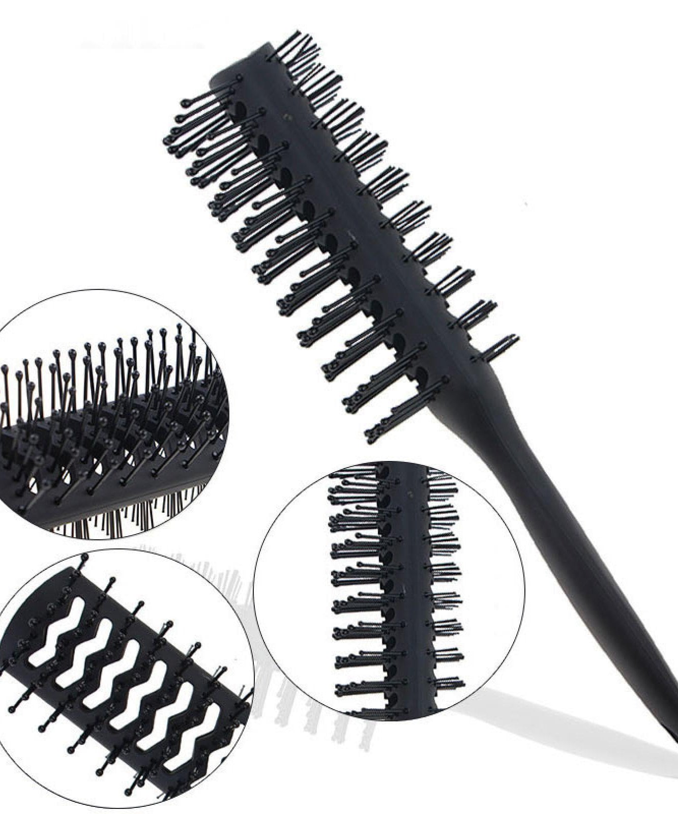 Brush Hair Double Sided Black