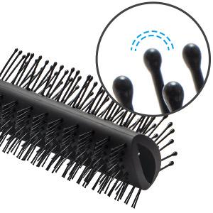 Brush Hair Double Sided Black